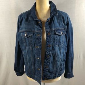 Gap Dark Denim Jacket Large
